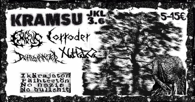 3.6.2026 | Embus (EST), Corroder, Dehumanizer, N.H.P.O.