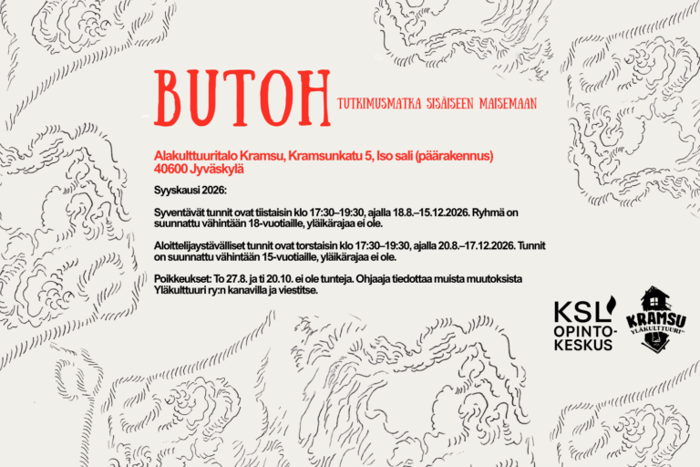 Syksy 2026 | Butoh – Tutkimusmatka sisäiseen maisemaan