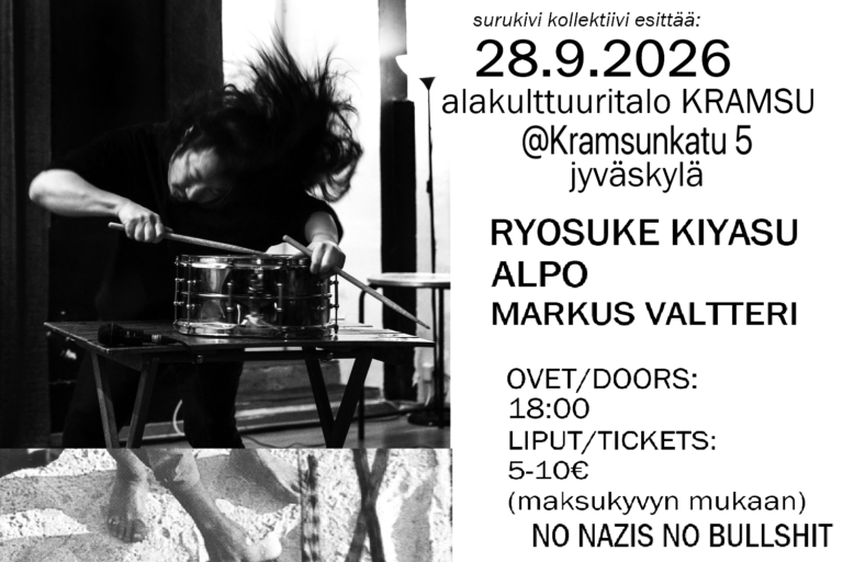 28.9.2026 | Ryosuke Kiyasu, Alpo, Markus Valtteri
