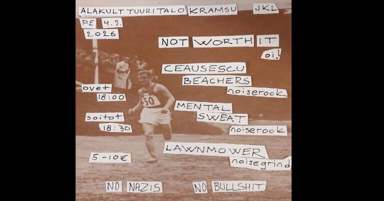 4.9.2026 | Not Worth It, Ceausescu Beachers, Mental Sweat & Lawnmower