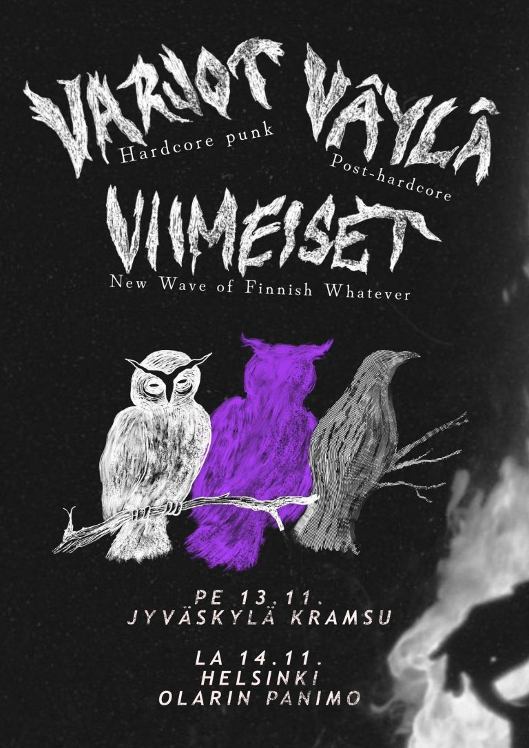 13.11.2026 | Varjot, Väylä ja Viimeiset